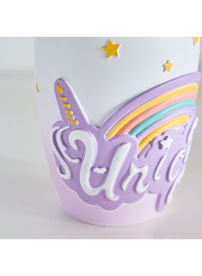 Home Box Unicorn Resin Brush Stand - For Kids - Image 4